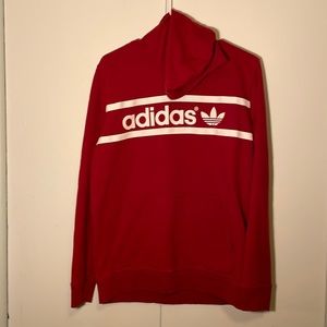 Red adidas sweatshirt